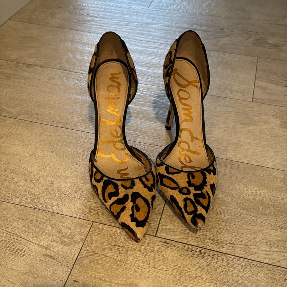 Sam Edelman cheetah heels